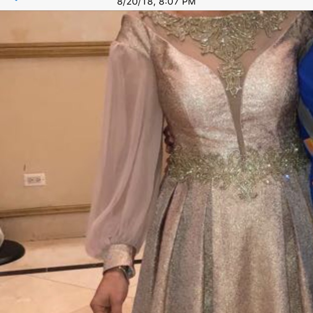 Evening dress 4 champagne Gorgeous embellishments